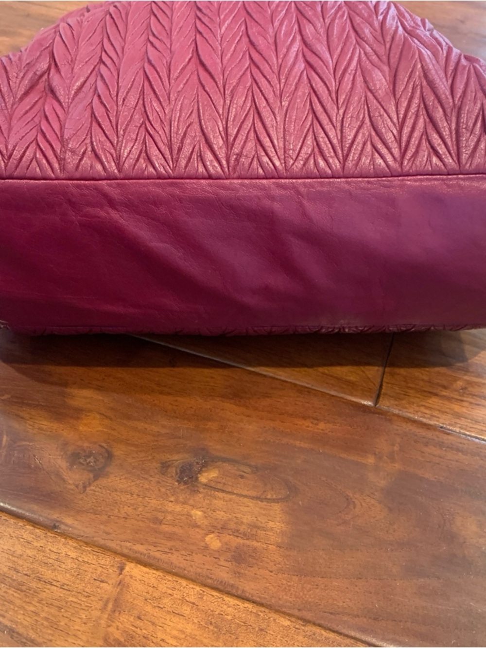 COACH Madison Gathered Convertible Hobo Bag Raspberry AUTHENTIC - Picture 12 of 16